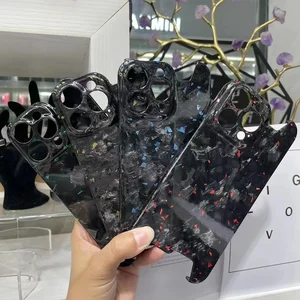 Heller Marmor geschmiedet Ultra feiner echter Kohlefaser -Umhang für iPhone 15 14 16 Pro Max unregelmäßige Aramidfasergehäuse, wenn kugelsicher 8 Hauptverkaufs -Bullet Proof Shield - №3