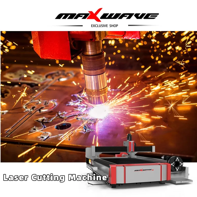 Maxwave 3015 Model Laser Cutting Machine Best value Automatic Material Height Detection For Cutting Result
