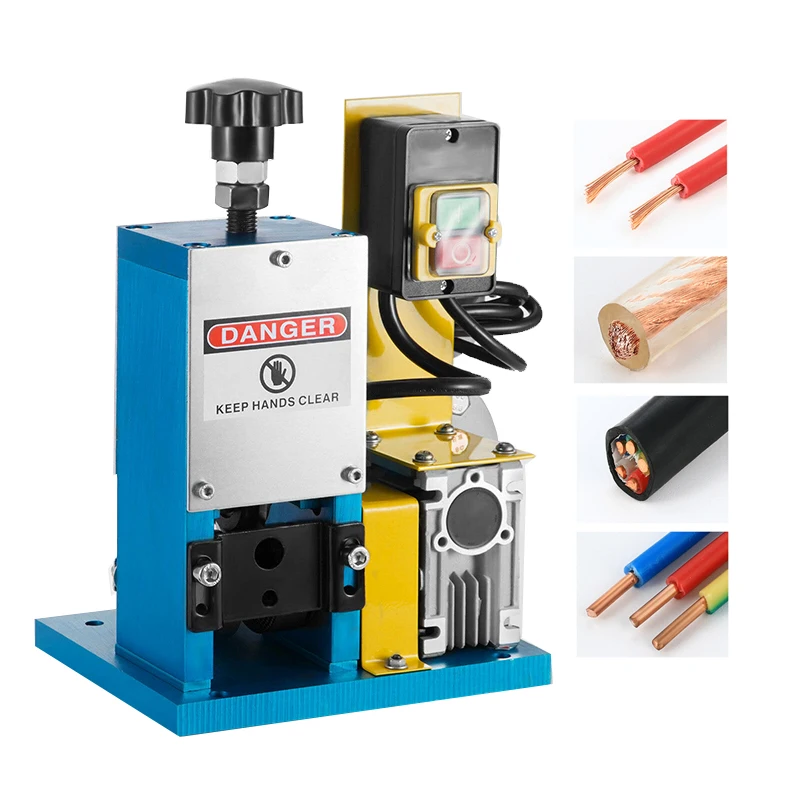 180W Portable Wire Stripping Machine Scrap Cable Peeling Machines Multi-function Wire Stripper For Copper Recycling