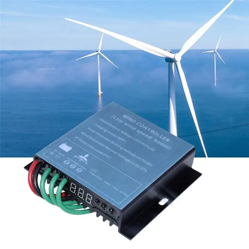 AEE3-Wind Driven Generator Controller 12/24V 800W MPPT Wind Charge Controller Wind Turbine Generator Controller With Monitor
