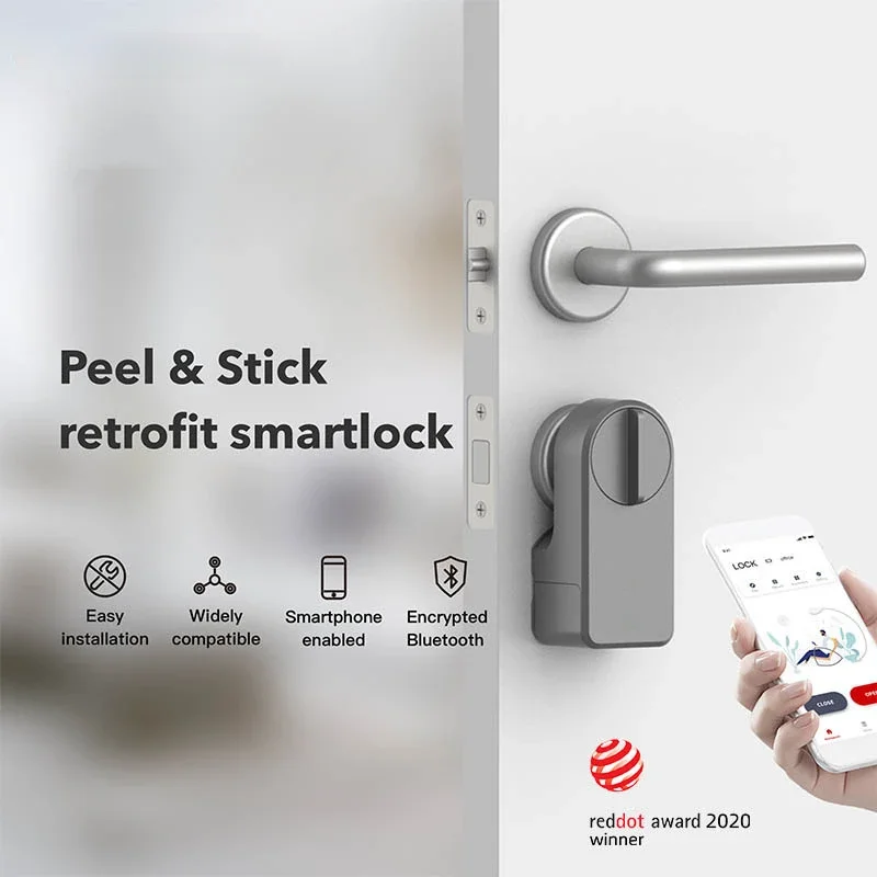 Intelligent Lock Electric Bolt Lock Password Unlock Smart Door Locker Fingerprint Bluetooth Lock 2 Way Open Phone Control