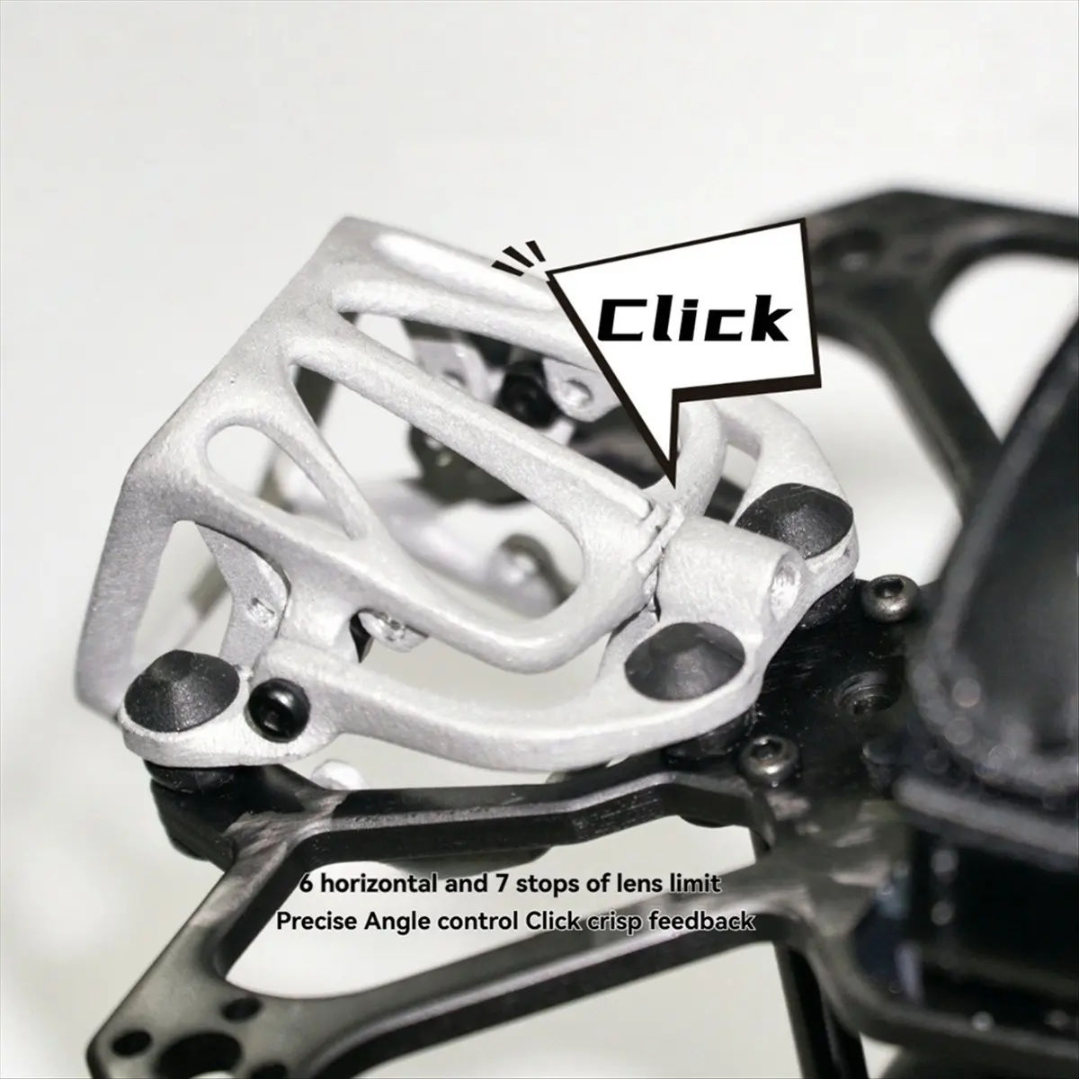 2.5inch FPV Frame Kit Super Shock ABSorption Compatible with O3/O4 Pro Air Unit VTX Drone Parts