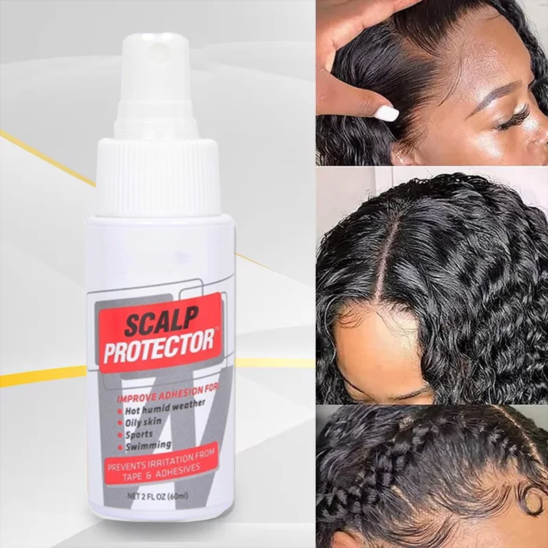 10 قطع من واقي البشرة مخصصة للشعار - 2 أونصة سائلة/60 مل تركيبة محسنة لمنع تهيج حماية فروة الرأس