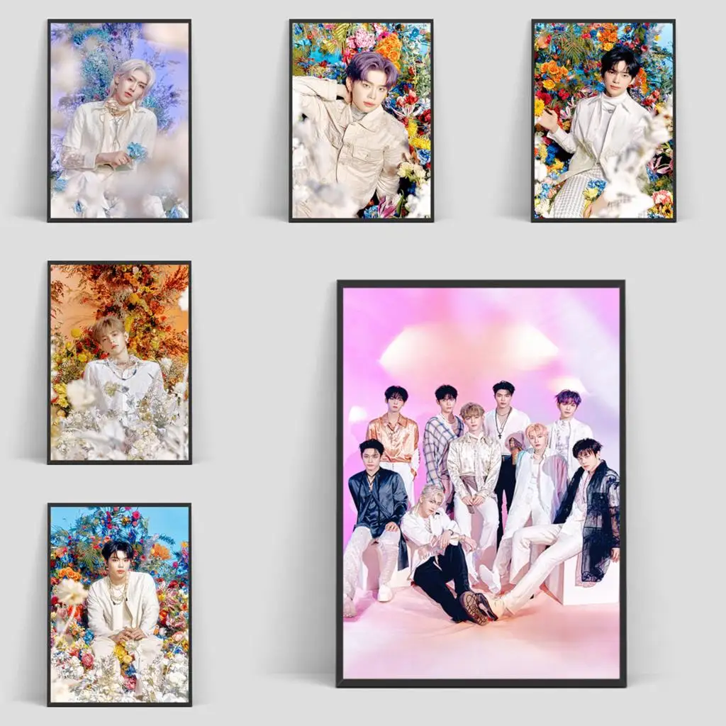

Kpop Group Z-ZEROBASEONE Poster Living Room Decoration Home Decorations Art Posters for Wall Decor Painting on Canvas Print Home