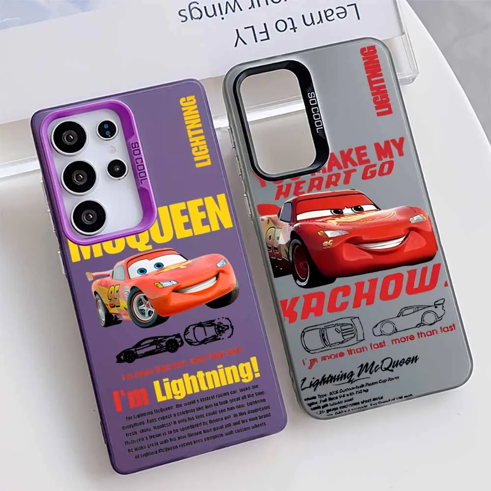 Saetta McQueen 95 Auto Copertura di Moda Per Apple iPhone 17 16E 16 15 14 13 12 mini Pro Max Plus Colorata Fonda Cassa Del Telefono Capa