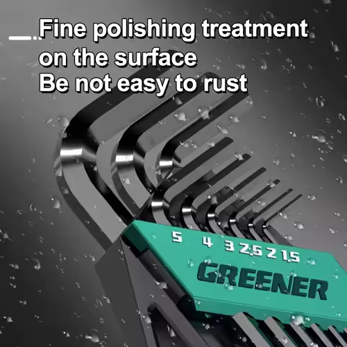 GREENERY Greener Extended Rainbow Wrench Allen Wrench Set Hex Wrench Multifunctional Short Arm Tool Universal Wrench Tool - Image 3
