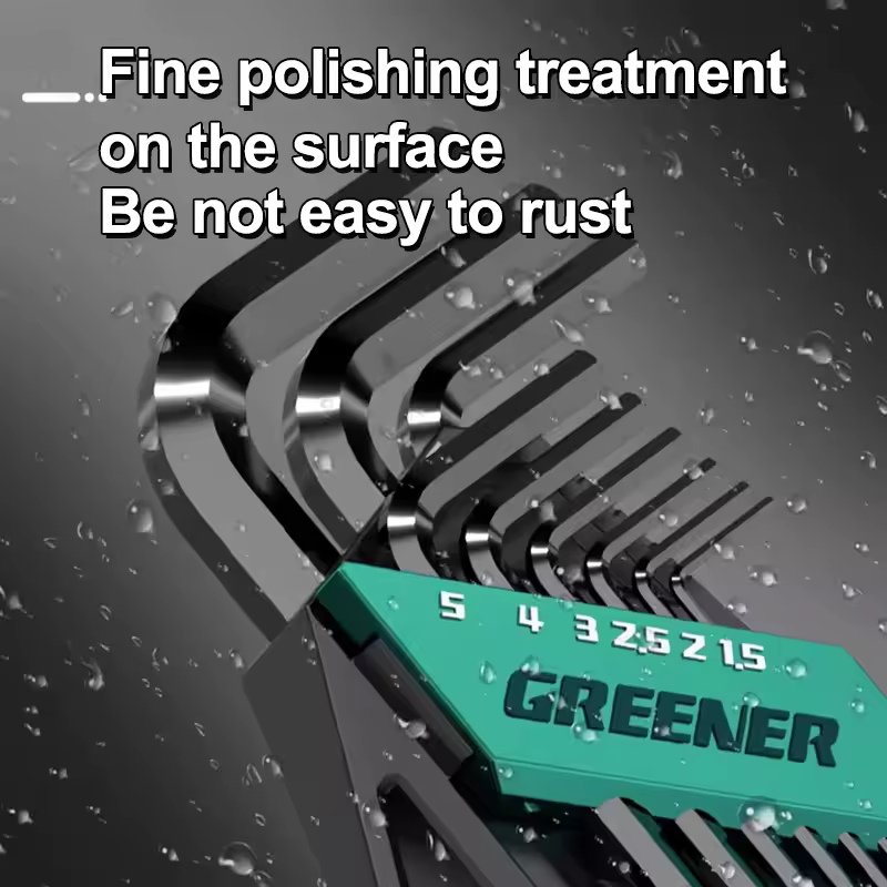 GREENERY Greener Extended Rainbow Wrench Allen Wrench Set Hex Wrench Multifunctional Short Arm Tool Universal Wrench Tool - Image 3