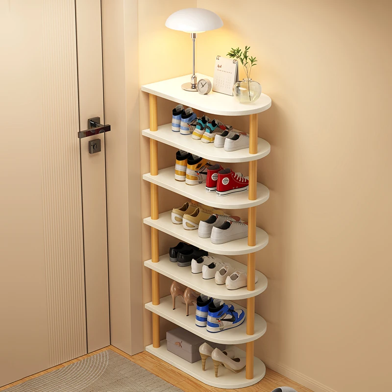 Shoe rack home entrance multi-storey dormitory simple small narrow entrance door storage artifact space saving shoe cabinet