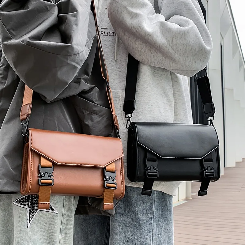 

Stylish Square Crossbody Bag New Trendy Unisex Functional Messenger Bag Versatile Shoulder Bag for Daily Commute Phone Carry