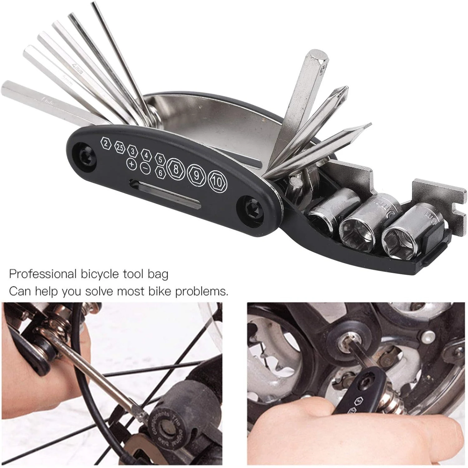 

Compact, Lightweight, and Essential Bike Tool Kit - Perfect Must-Have for All Cyclists! Efficient and Ideal for Smooth Riding on