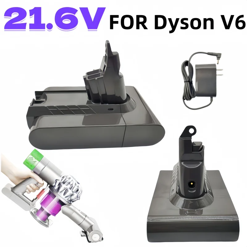 

FOR21.6V12800Ah Dyson battery replacement DC62 DC59 DC58 SV03 SV04 SV09 V6 animal head V6 ultra-thin V6 absolute vacuum lithium