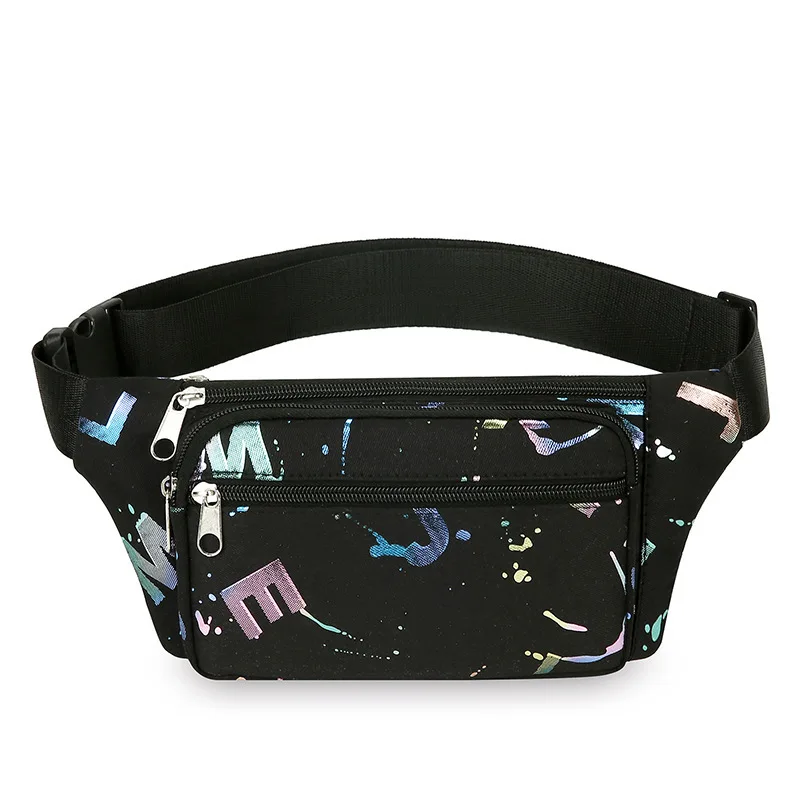 Fanny Packs Women Bronzing Printing Belt Bag Fashion Waist Bags Crossbody Bags Bum Bag Running Travel Workout Waist Bag