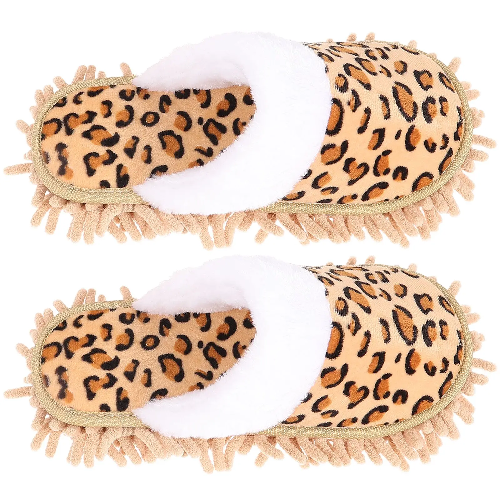 

Mop Slippers Detachable Chenille Shoes Floor Cleaning Reusable Sweeping Home Dust Practical Mops Car Window Wood Ceramic Tile