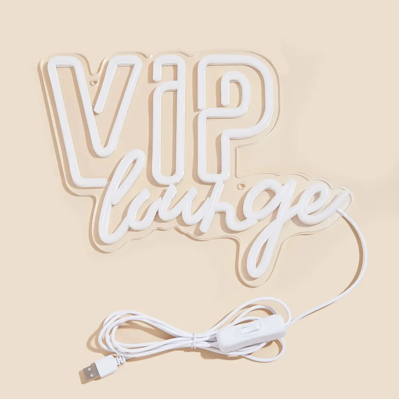تشي باي LED النيون VIP صالة USB بالطاقة النيون علامات ضوء الليل ثلاثية الأبعاد جدار الفن غرفة نوم غرفة المعيشة مصباح ديكور علامات