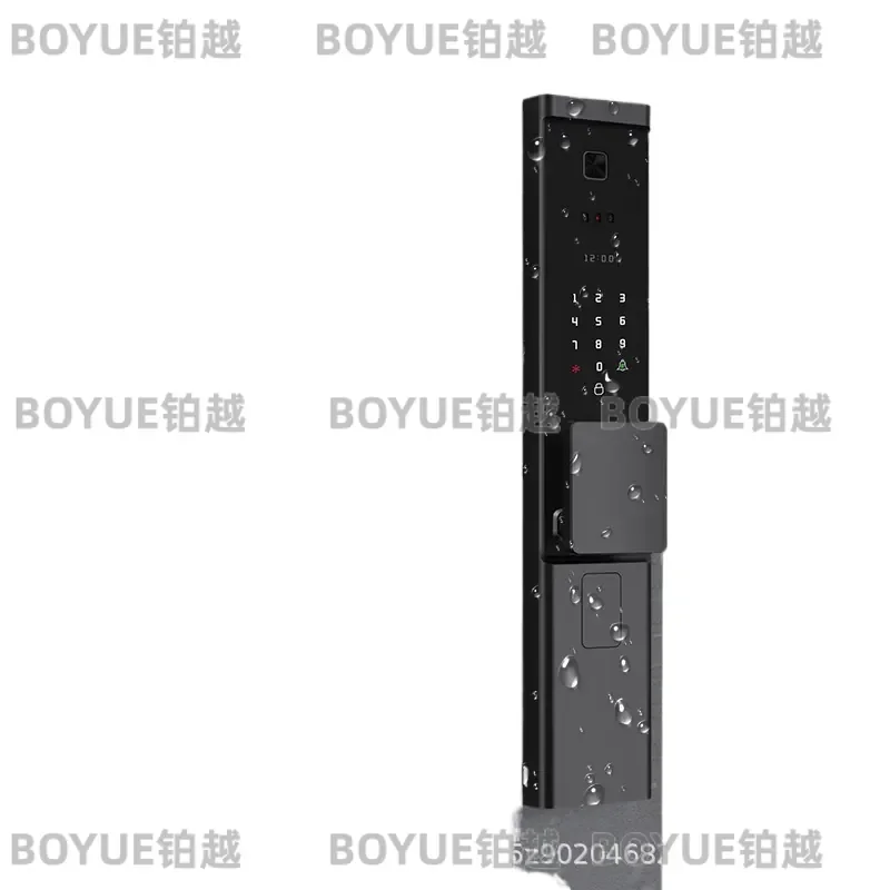 Outdoor Smart Door Lock with Facial Recognition Fingerprint Password Keyless Entry Waterproof Anti Freeze Security for Yard