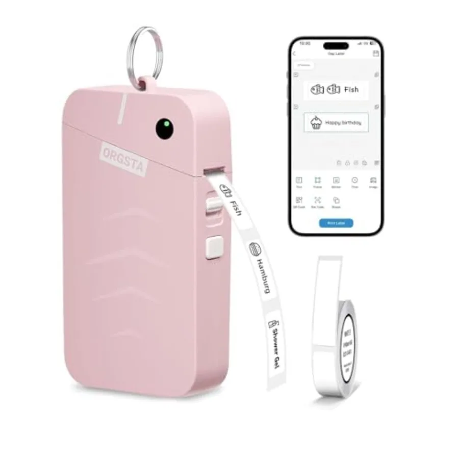

Label Maker S001 Portable Bluetooth Label Maker Machine with Tape Thermal Label Printer for Home Office School Organization Wir