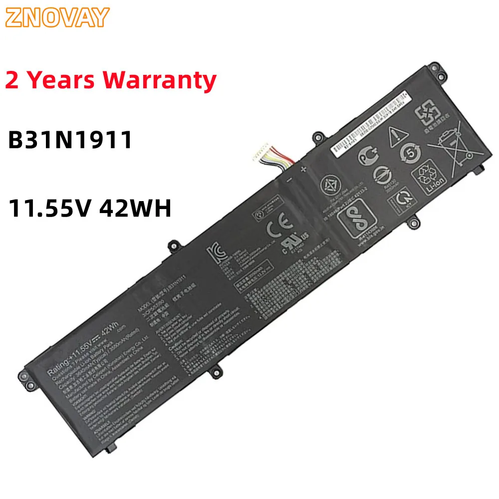 

ZNOVAY B31N1911 42WH Battery For ASUS VivoBook Flip 14 TM420IA TP470EA M413DA M413DA-EK162T M413DA-EK007T X421DA X421EA C31N1911