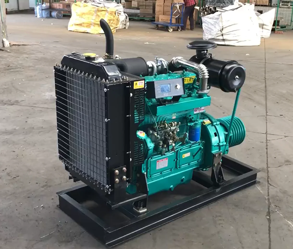 High quality diesel engine ZH4105ZP 56kw 76Hp 1500rmp water cooled engine diesel with clutch as fixed power