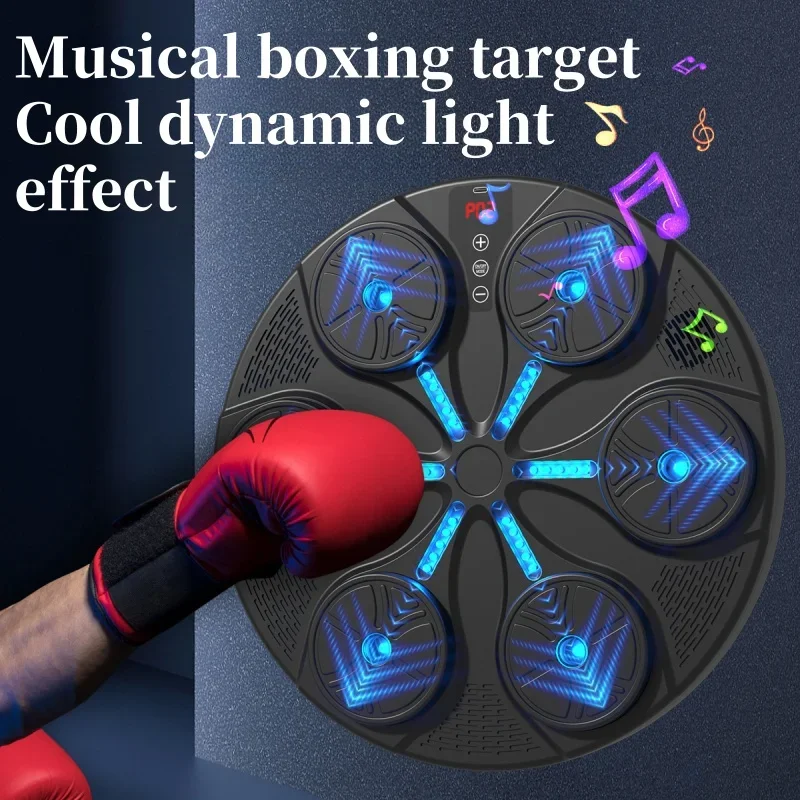 Smart Bluetooth Adult Boxing Target Home Fitness Exercise With Light Music Boxing Trainer Bluetooth Boxing Machine For Children