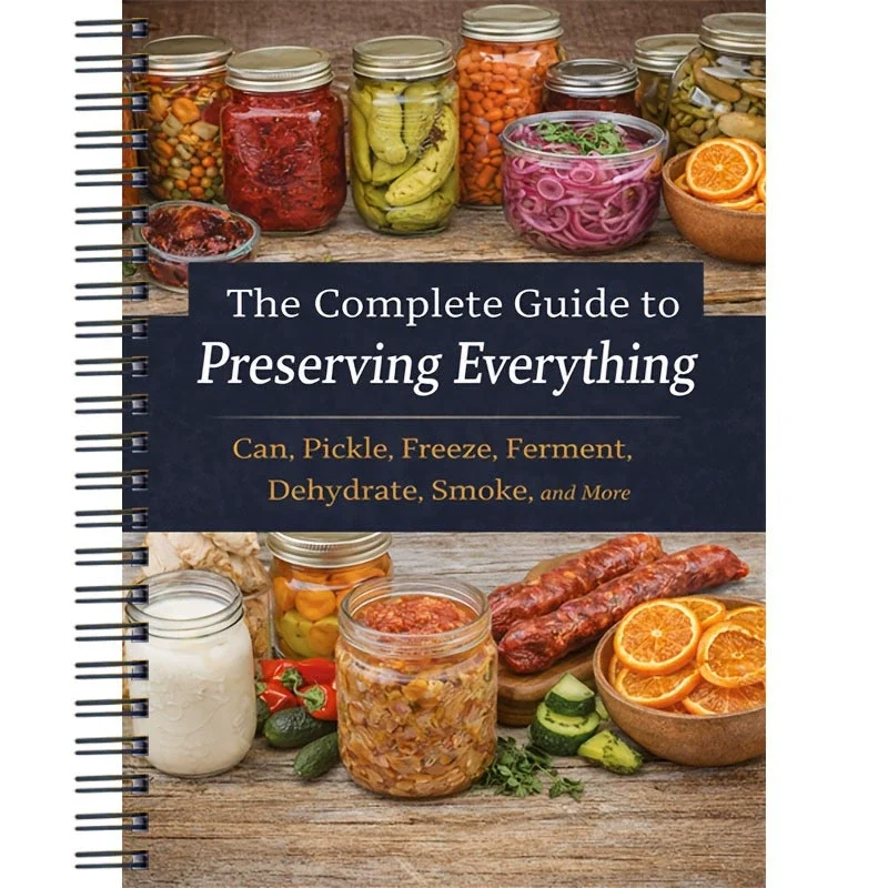 

Полное руководство по консервации: как приготовить консервы, мариновать, замораживать, ферментировать, обезвоживать, коптить и многому другому.