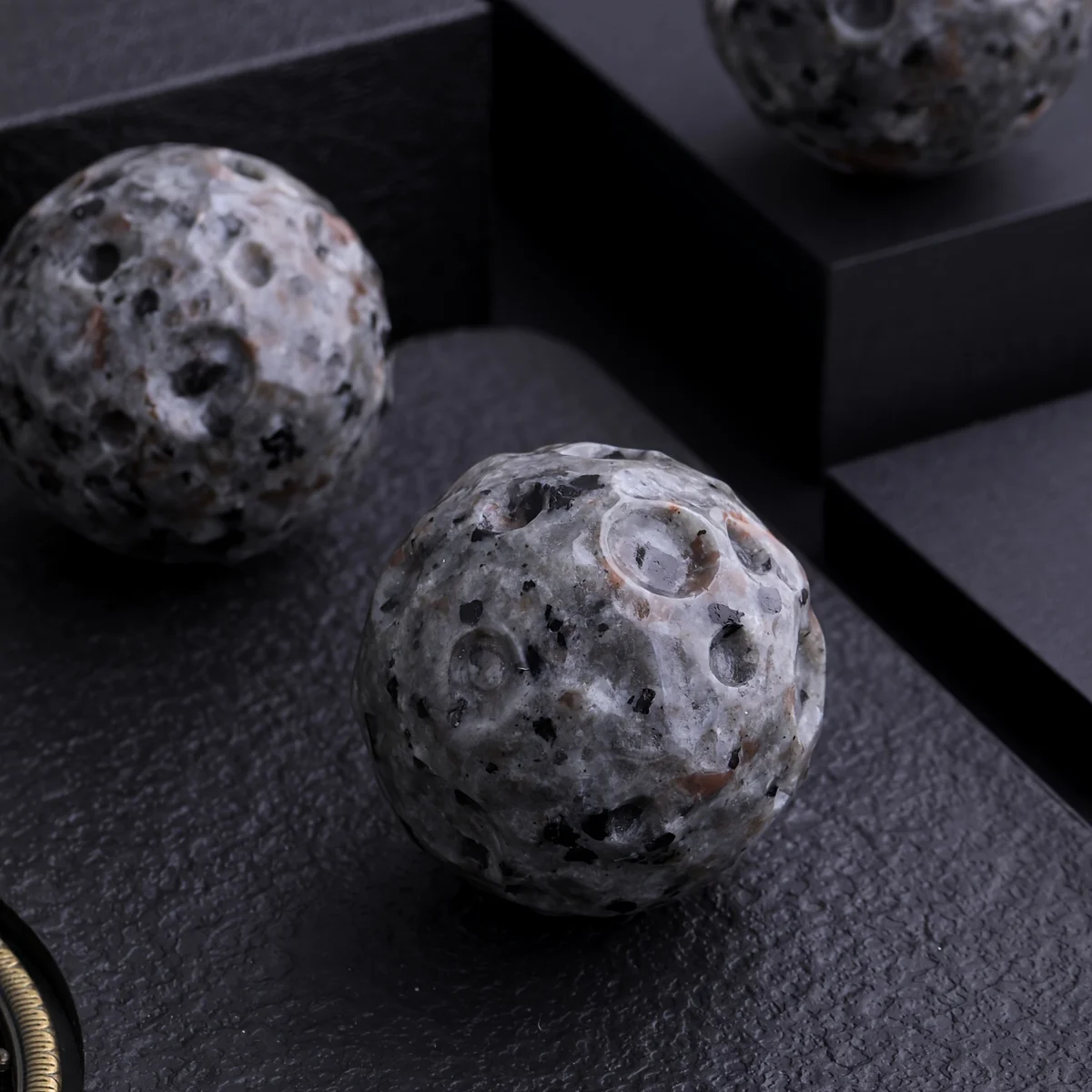 نحت طبيعي لهب حجر الخرز جولة كريستال الكرة دراسة غرفة المعيشة زخرفة