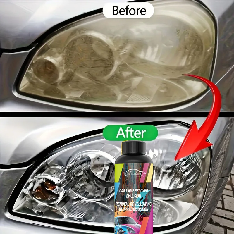 ครีมฟื้นฟูไฟหน้า 100g, น้ํายาล้างออกซิเดชัน, น้ํายากําจัดสีเหลือง, ขัดและรายละเอียดเพื่อการมองเห็นที่เพิ่มขึ้น, ยาว