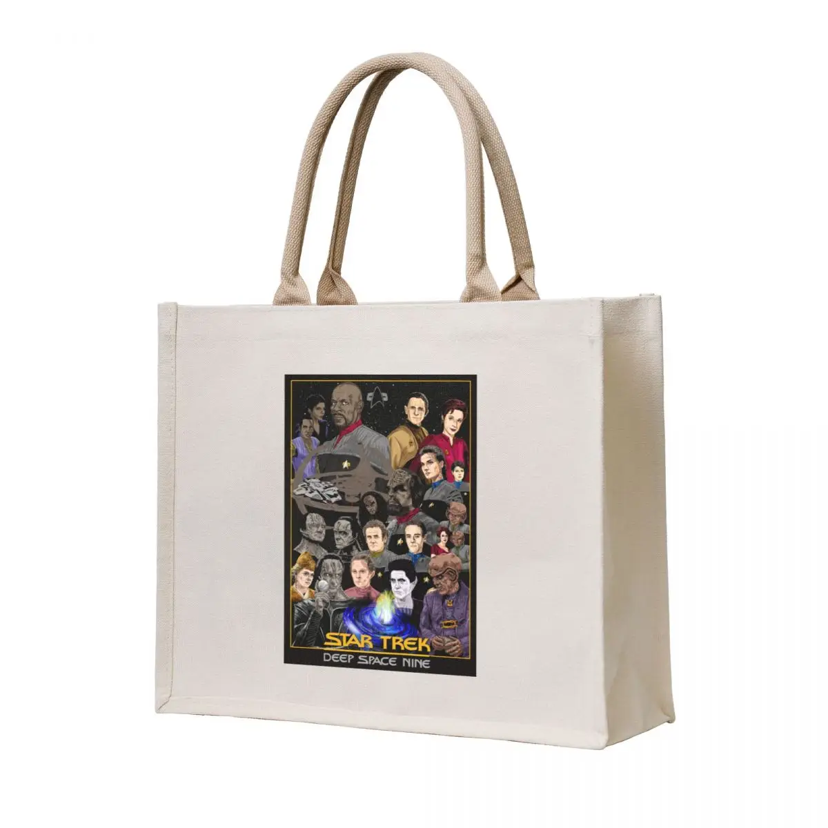 

Star Trek: Deep Space Nine Tote Bag tote bag woman Reusable bags custom fabric bag