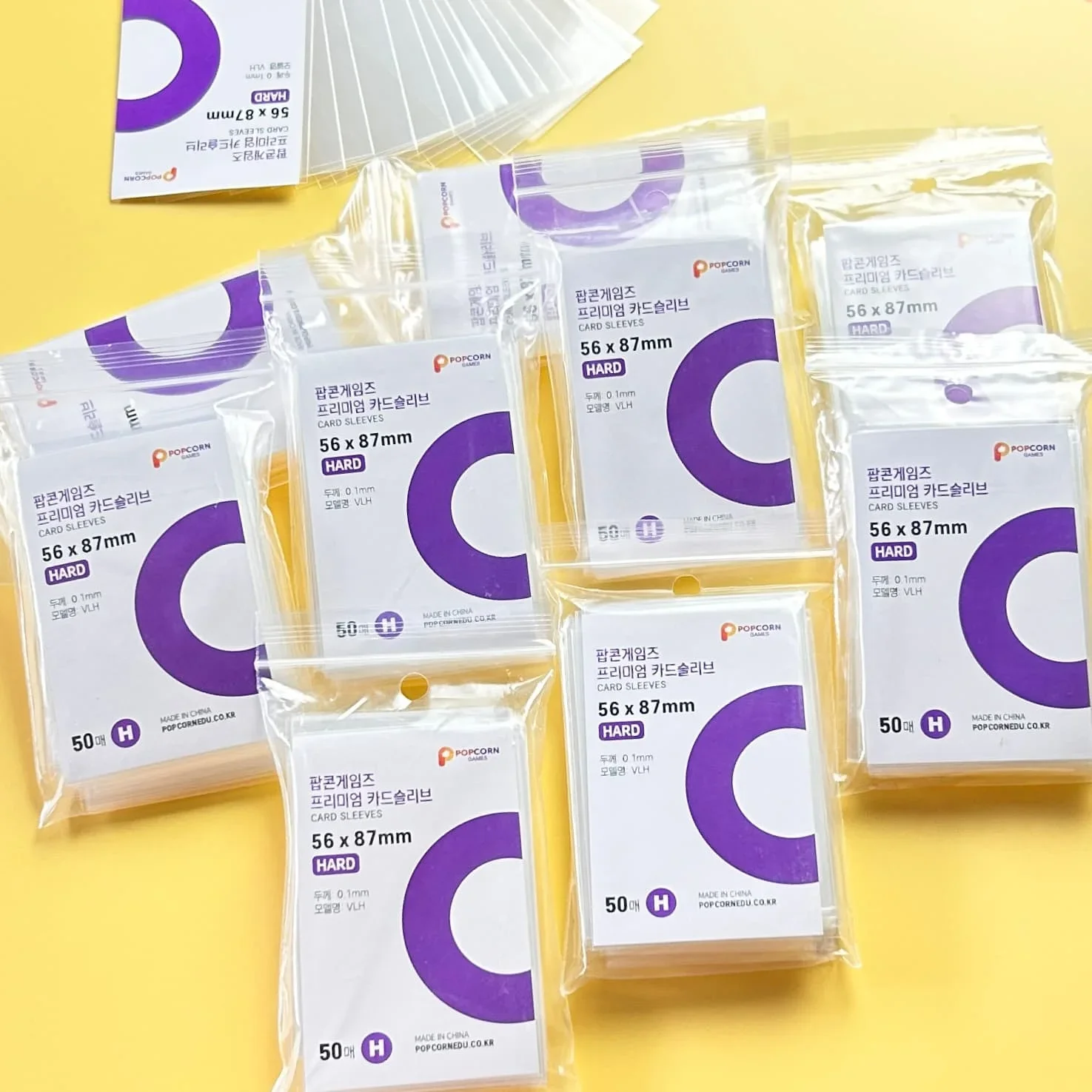 50Pcs 56x87mm Hard Photo Card Sleeves Clear Acid Free CPP Anti-Scratch Kpop Photocard Holder Protector Film Album Binder TCG