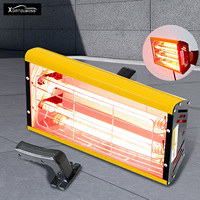 2000W Infrared Paint Curing Lamp Handheld Shortwave Infrared Heating Lamp Car Body Repair Paint Dryer