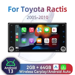 2 Din Car Multimedia Android Radio for Toyota Ractis 2005-2010 7
