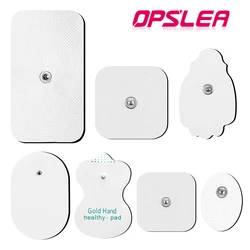 10/20PCS Silicone Gel Electrode Pads for Tens Machine Massagers Electrode Pacthes Non-woven Fabric Self Adhesive Replacement