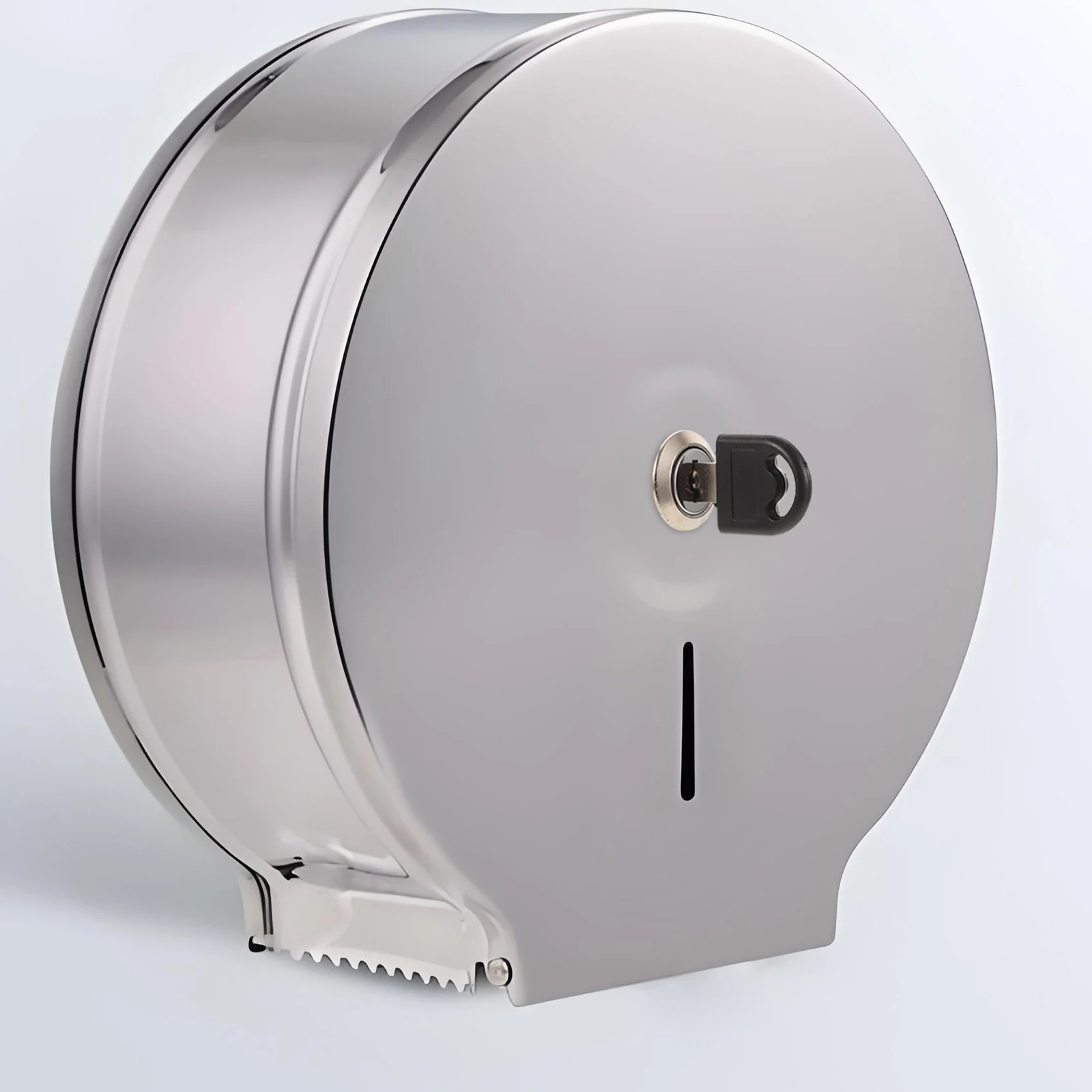 

1 Set Stainless Steel Lock For Commercial Roll Paper Dispensers Universal Replacement Key Secure Elegant