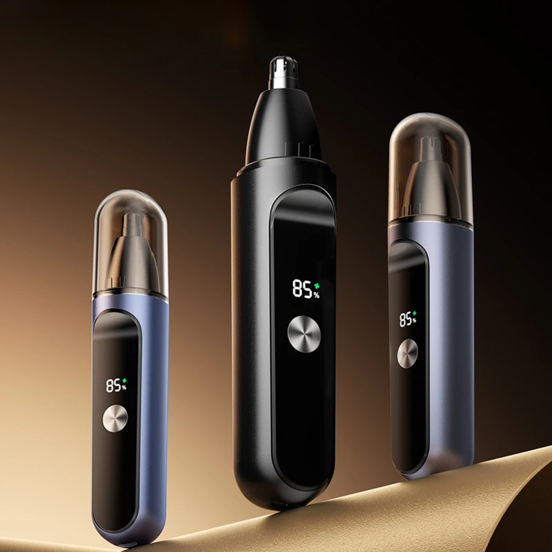 Rechargeable Electric Nose Hair Trimmer Hair Trimmer Nose Hair Remover Scissors Cleaning Tool Men's Shaving Knife