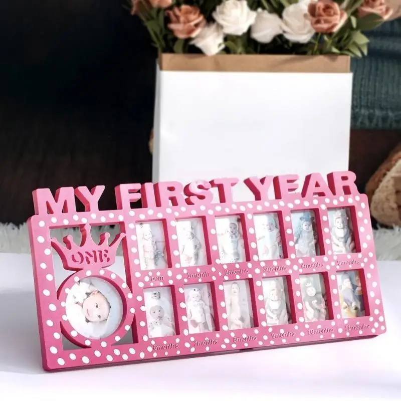 

U13F Upgrades Baby Hand & Foot Set Baby Footprint Picture Frame Baby Hand & Foot Picture Frame Picture Celebrate Milestones