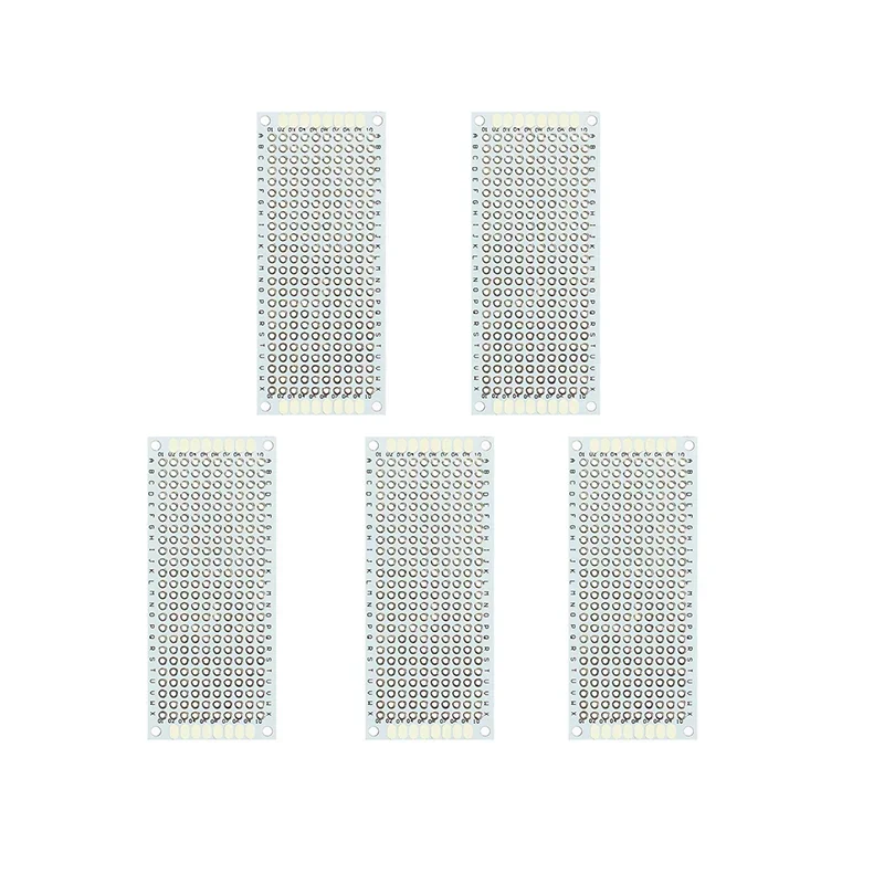 5PCS/LOT Double Sided Prototype PCB 3*7cm Diy Universal Soldering Board White Prototyp PCB Universal Circuit Board 3x7cm