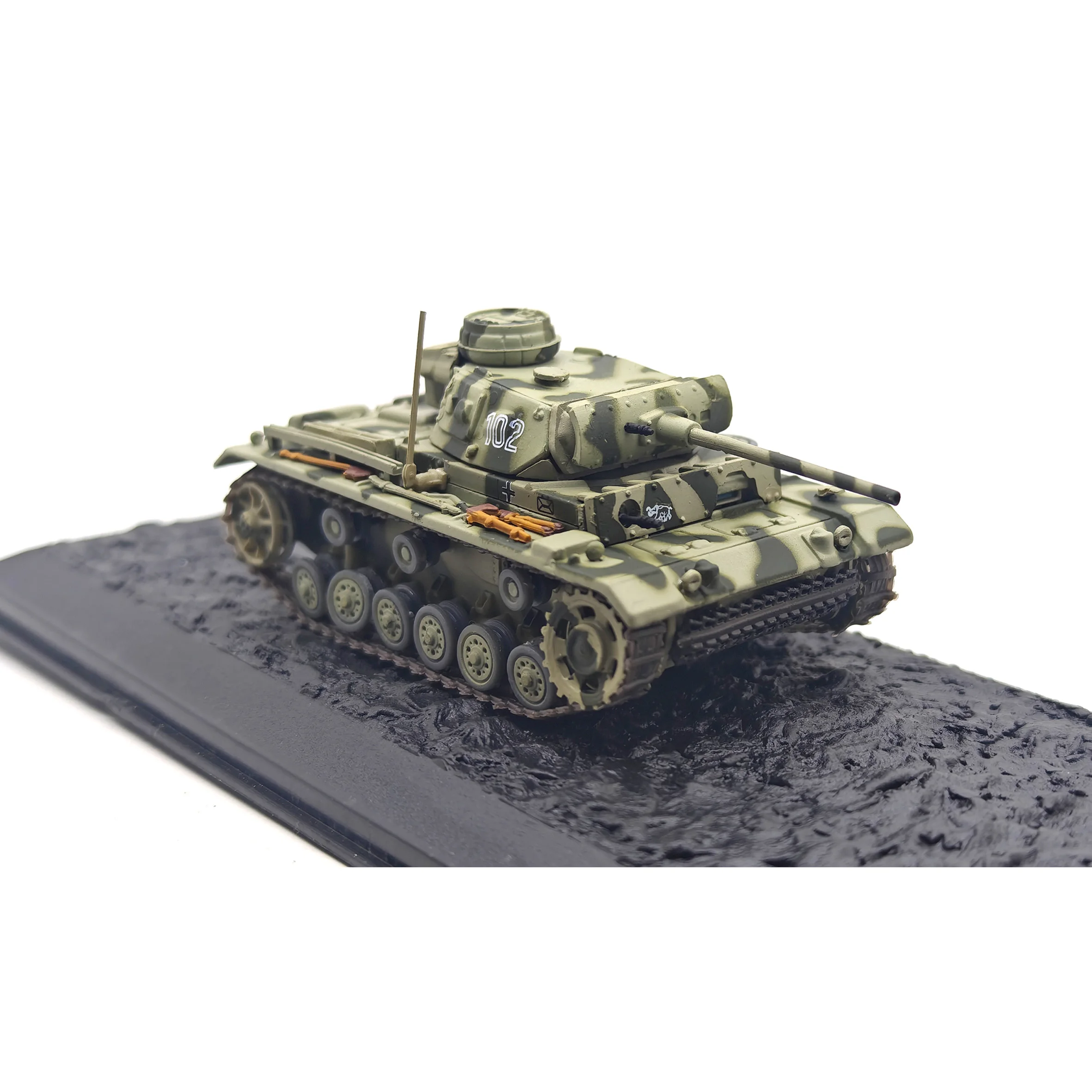 

Образец 1: 72 немецких танка Pz.Kpfw. времен Второй мировой войны. III Ausf. Модель танка (со старой внешней коробкой) - готовая статическая модель (изъята из производства)