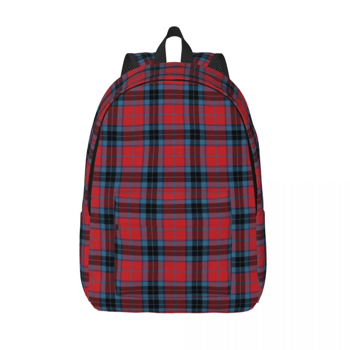 

Thompson MacTavish Clan Tartan Student School Bookbag Canvas Daypack Elementary High College Travel Bags