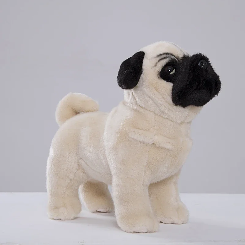 Peluche Suave Kawaii de Shar Pei, Pug, Bulldog, Pekingese – Adorable Muñeco de Perro, Regalo de Cumpleaños para Niñas, Dropshipping