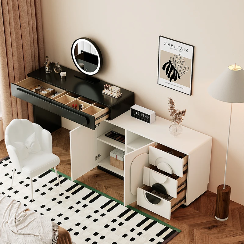 

Study Beauty Vanity Dresser Delicacy Dining Storage Luxury Makeup Table Premium Exquisite Aesthetic Comfortable Unique Furniture