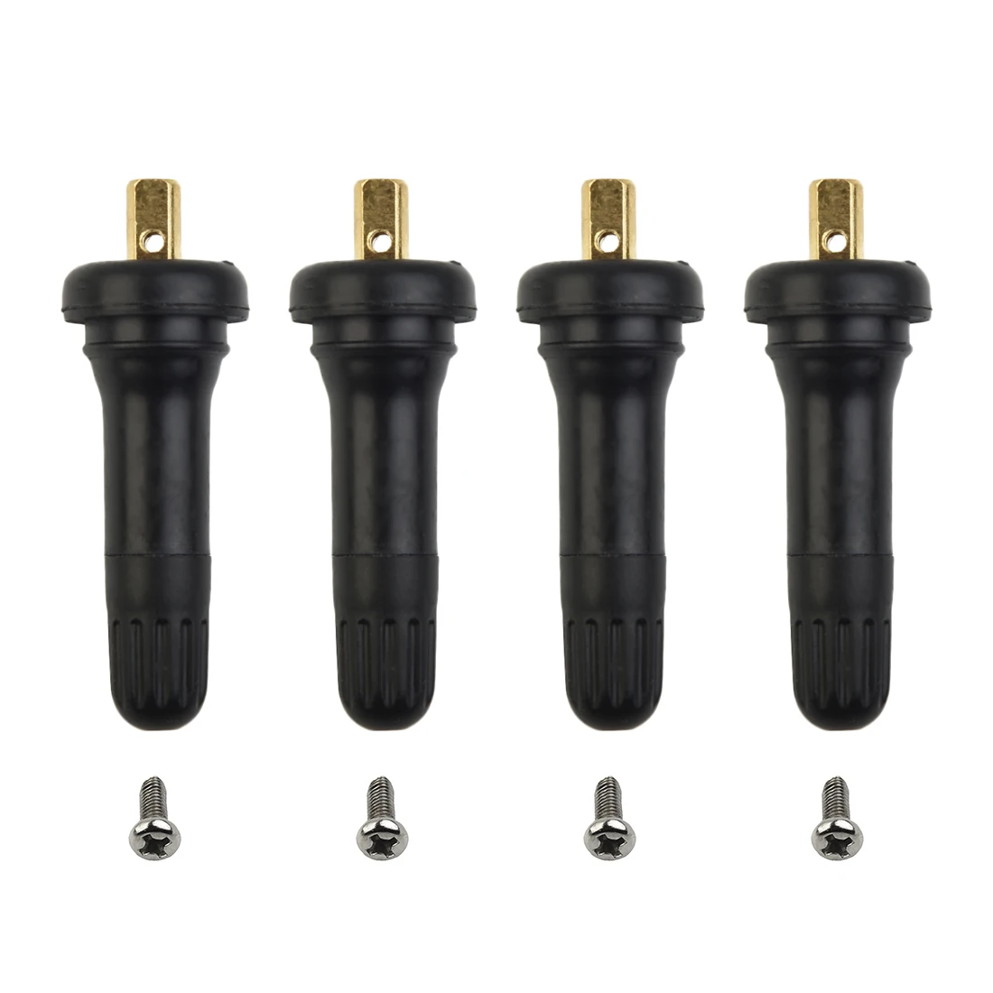 4Pcs Tire Pressure Monitoring Sensor TPMS-Stem Valves Pressure Sensors Valve TPMS-Stem Repair KitsForFord Fiesta Focus ForMondeo