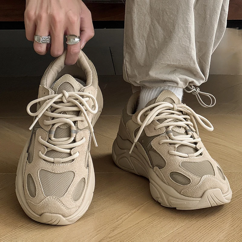 

Men Sneakers Platform Running Shoes Trend Street Athletic Male Basketball Shoes Black Walking Casual Shoe Men Zapatillas Hombre