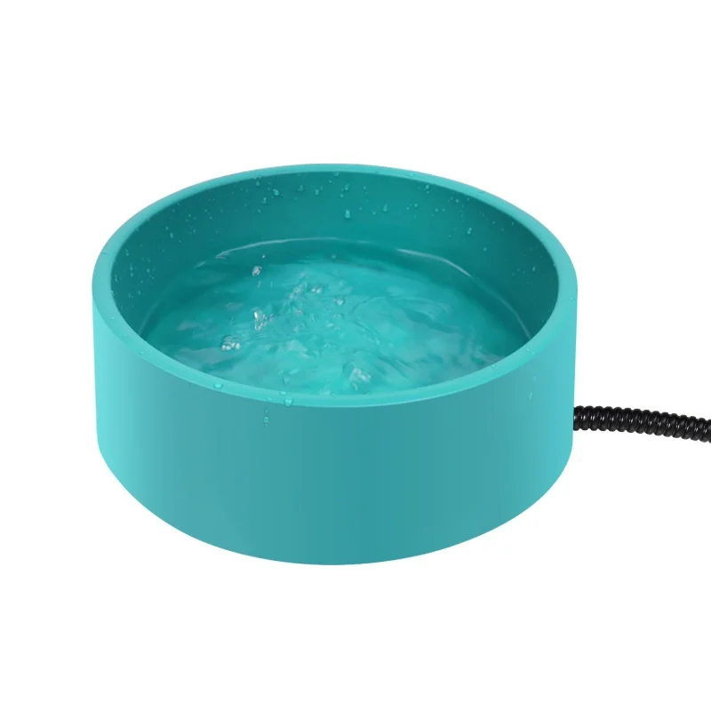 Heated Water Bowl Cat Heating Water Dish Feeder With Anti Chew Cord Dog Water Container Smart Thermal Bowl For Winter Pet