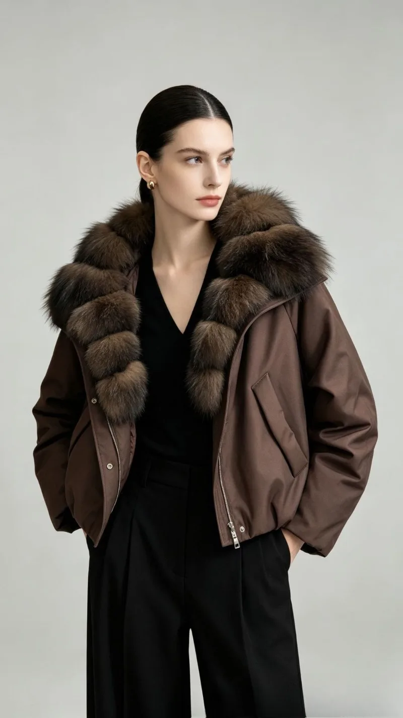 High Quality Padding Puffer Jacket Women High Street Waterproof White Duck Down Coat Oversized Winter Warm Down Parka Outerwear