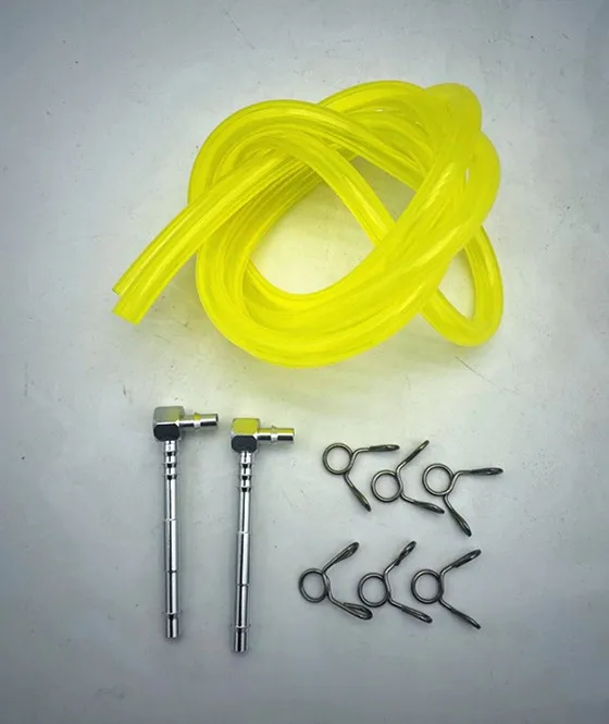 Conjunto de tubos de combustível de grande fluxo de usinagem CNC para 1/5 LOSI 5ive-T HPI Baja 5B 5T 5SC