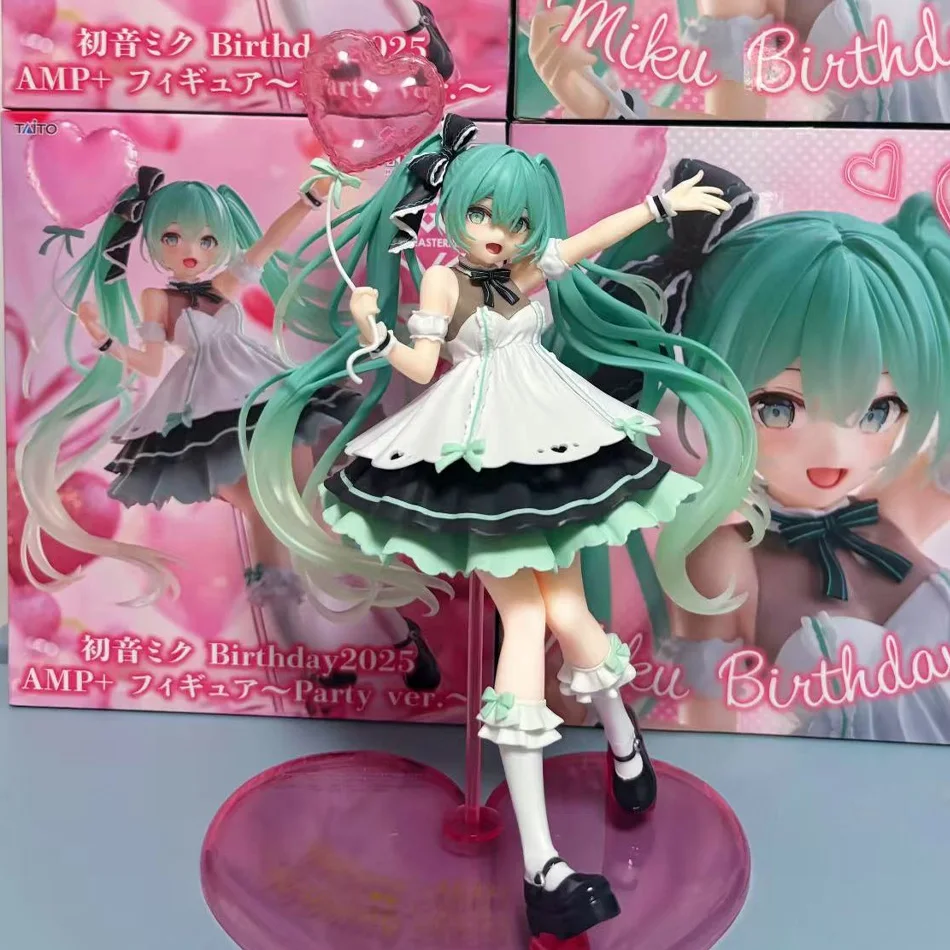 

Новинка в наличии: Кепка Hatsune Miku Birthday 2025 Party Ver. Коллекционная фигурка AMP+ 21 см из ПВХ, аниме-модель, игрушка, подарок