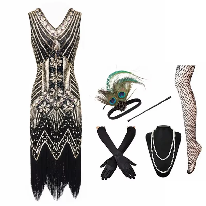 Nowy XS-XXXL 1920s Vintage zie – Women'S Fashion Roaring 20S recenzja i cena