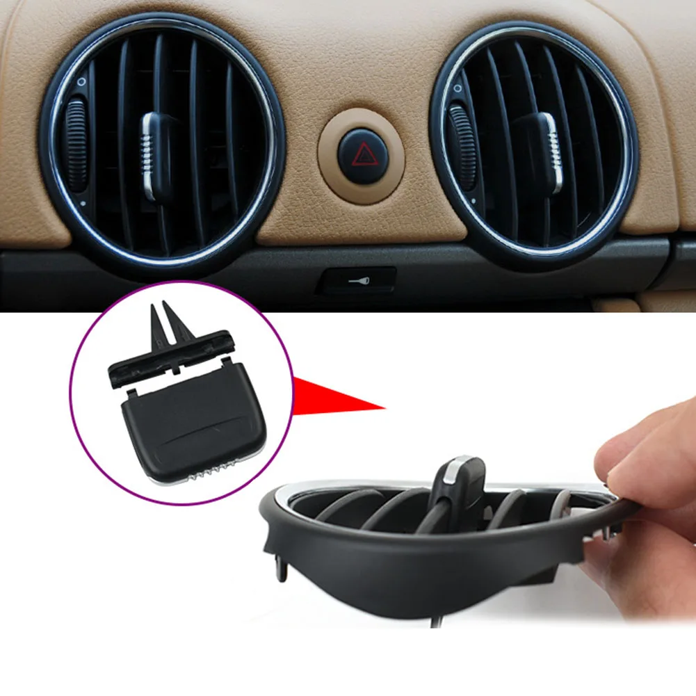 ABS Vent Car Air Vent Grille Reliable Air Automotive Air Vent Accessories Air Conditioning Vent Black ABS Vent