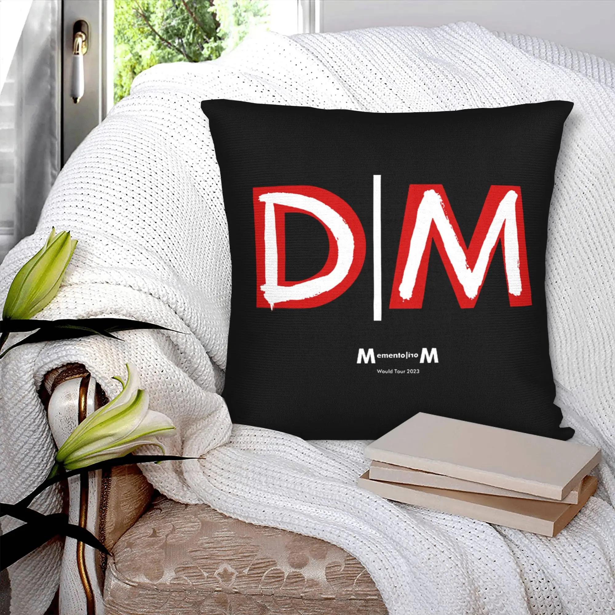 Modern Electronic Rock Depeche Cool Mode Cushion Cover for Sofa Soft  Throw Pillow Case for Living Room