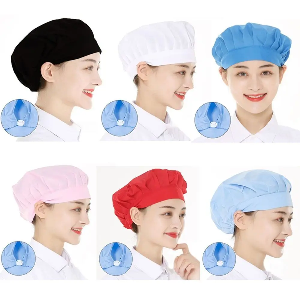

Mesh Work Hat Cook Accessories Hair Nets Work Wear Chef Hat Breathable Smoke-proof Dust Cooking Hygienic Cap Canteen Catering