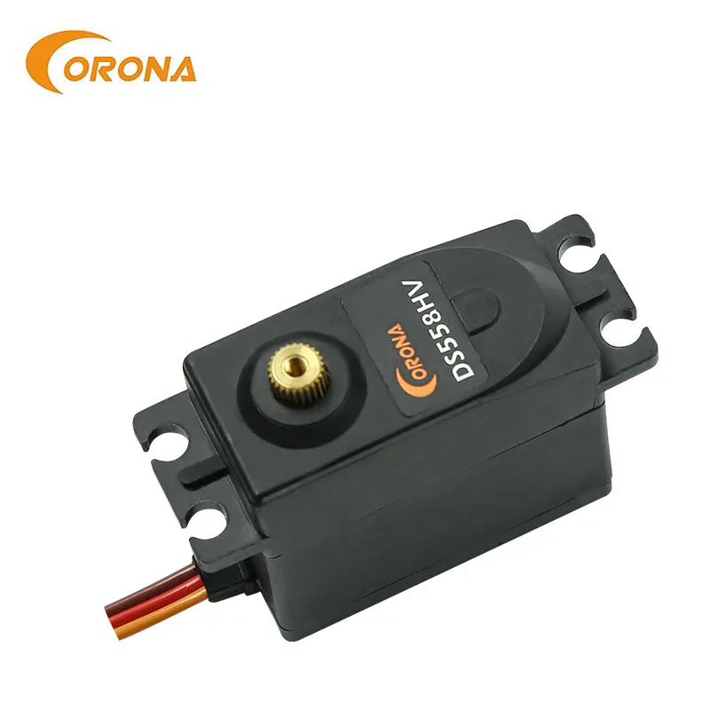 4 Stück Corona DS558HV Standard Digital Metallgetriebe-Servo 14kg / 0,18s / 58g für RC Flugzeug Auto Roboter Simulator – Detail 3